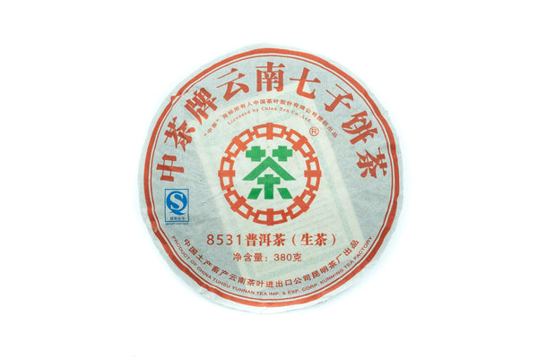 2007 Raw Puerh Tea Cake, 8531, Fine Grade Kunming Factory - 義安茶莊
